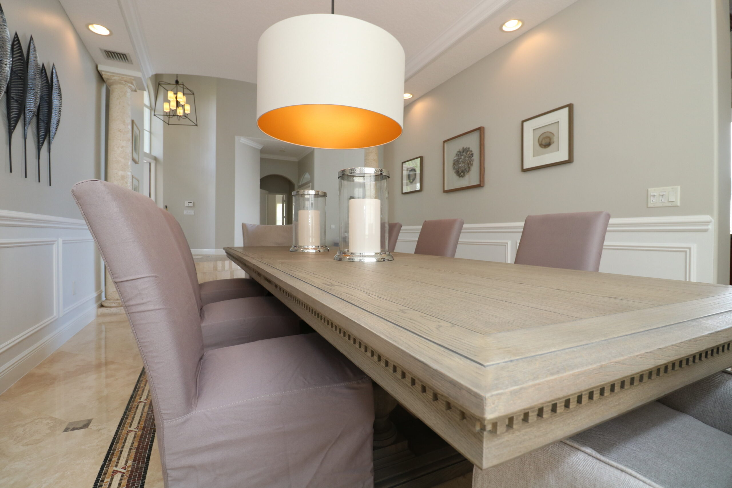 Completed home interior